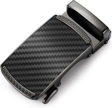 32mm Ratchet Belt Buckle Only for 1 1/8 Slide Belt Strap - Automatic Click Buckl