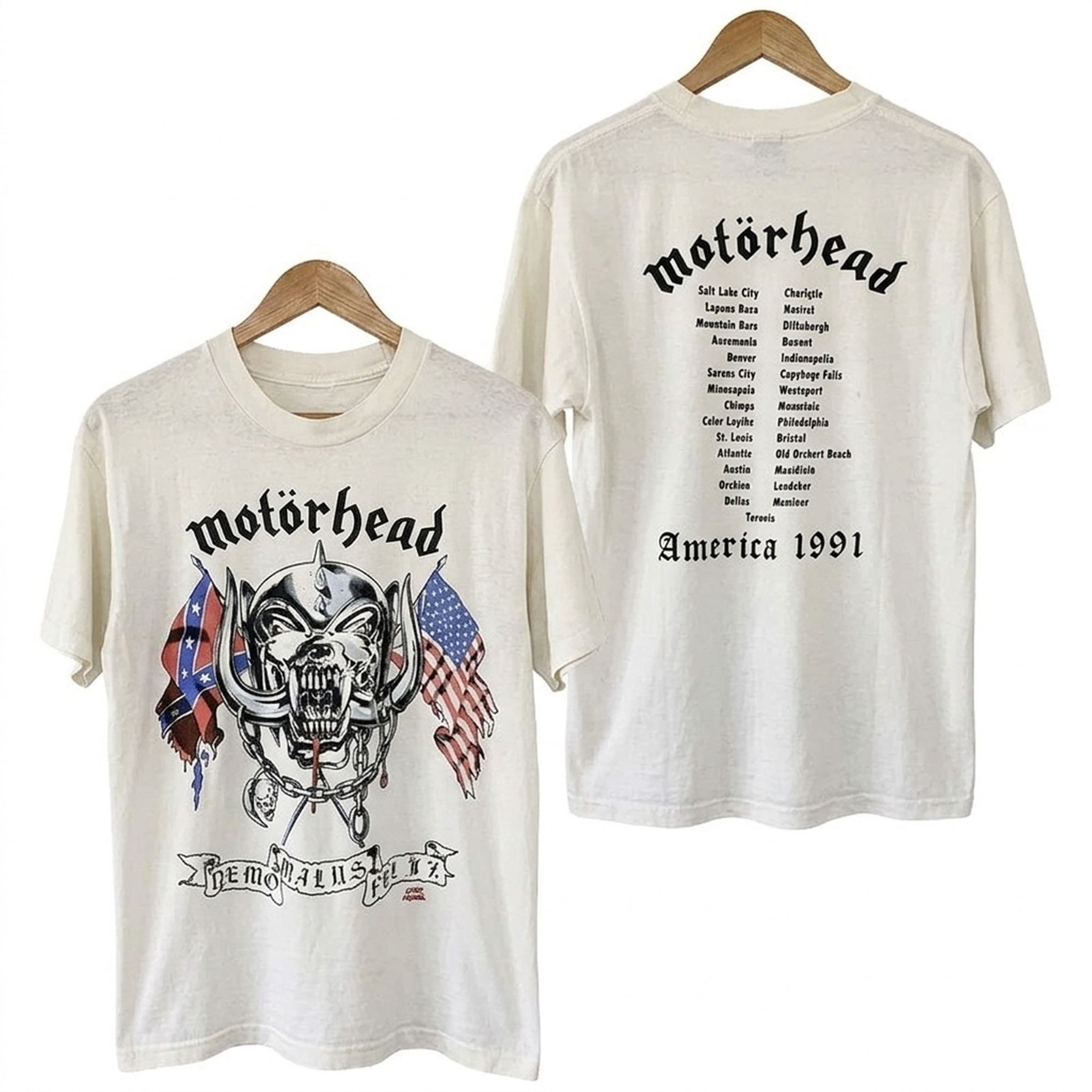 Motorhead Cotton Black T-Shirt – Iconic Heavy Metal Band Rock Punk Style 
