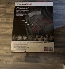  Floor Mats | Fits 2016 - 2021 Honda Civic Front & 2nd Row Black WeatherTech 