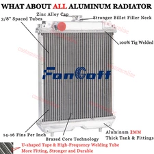 Radiator #RC41142300 For Kubota Excavator U35 U35S KX91-3 KX91-3S KX91-3S2 D1703