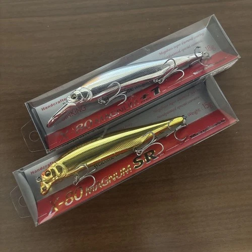 Fishing Lure Megabass X-80 Magnum+1 1 piece SR 1 piece SP-C 2 piece set 4