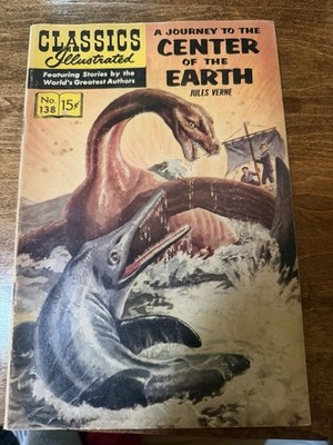Classics Illustrated No. 138   A Journey to the Center of the Earth Jules Verne