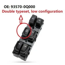 2008-15 for Hyundai Elantra 93570-0Q000 Car Window Glass Master Control Switch