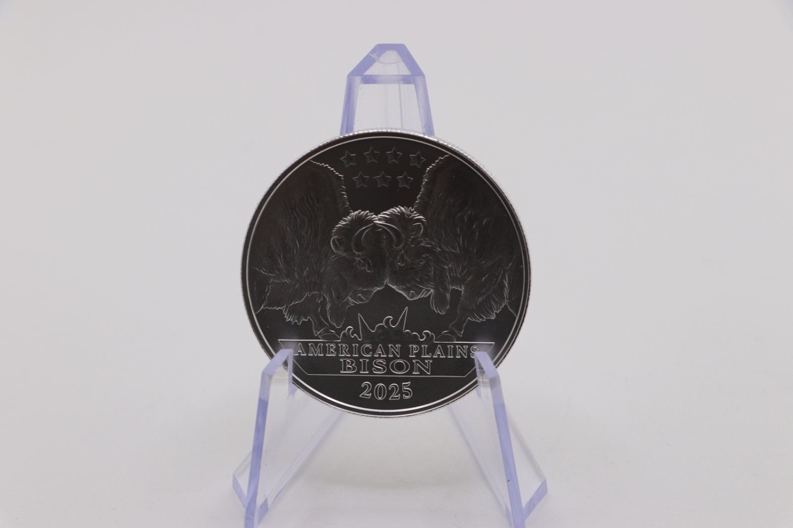 American Plains Bison 2025 Mesa Grande Sovereign Nation One Dollar 1-oz Silver