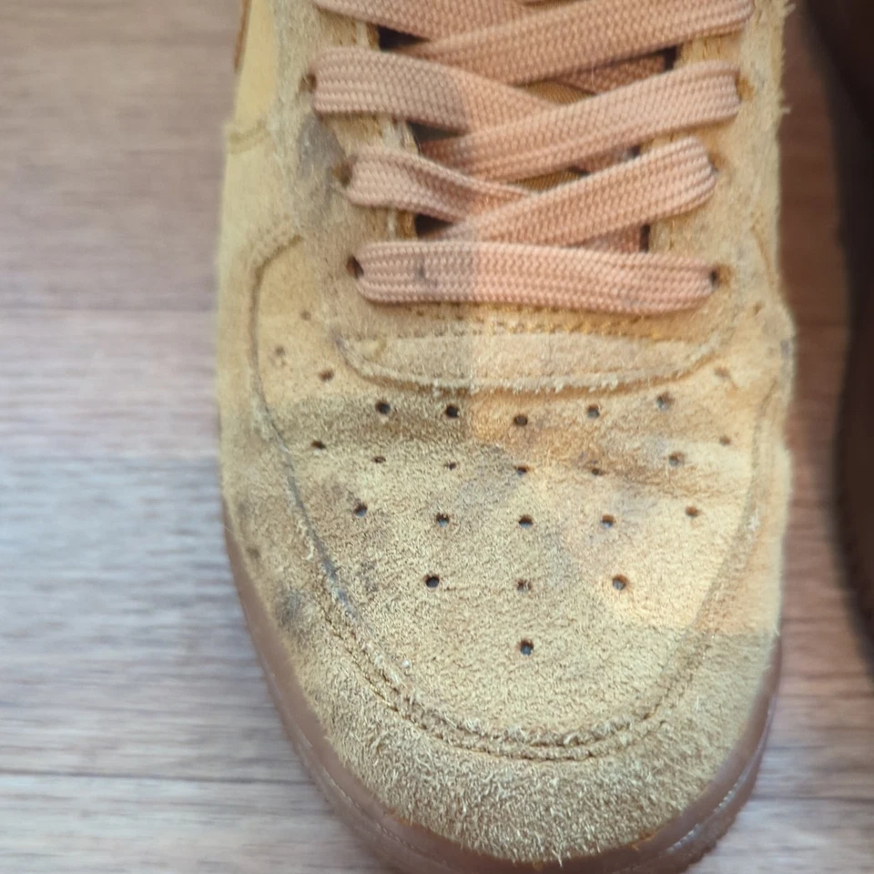 NIKE AIR FORCE 1 HIGH TOPS TAN UK5.5 - Image 3 of 4