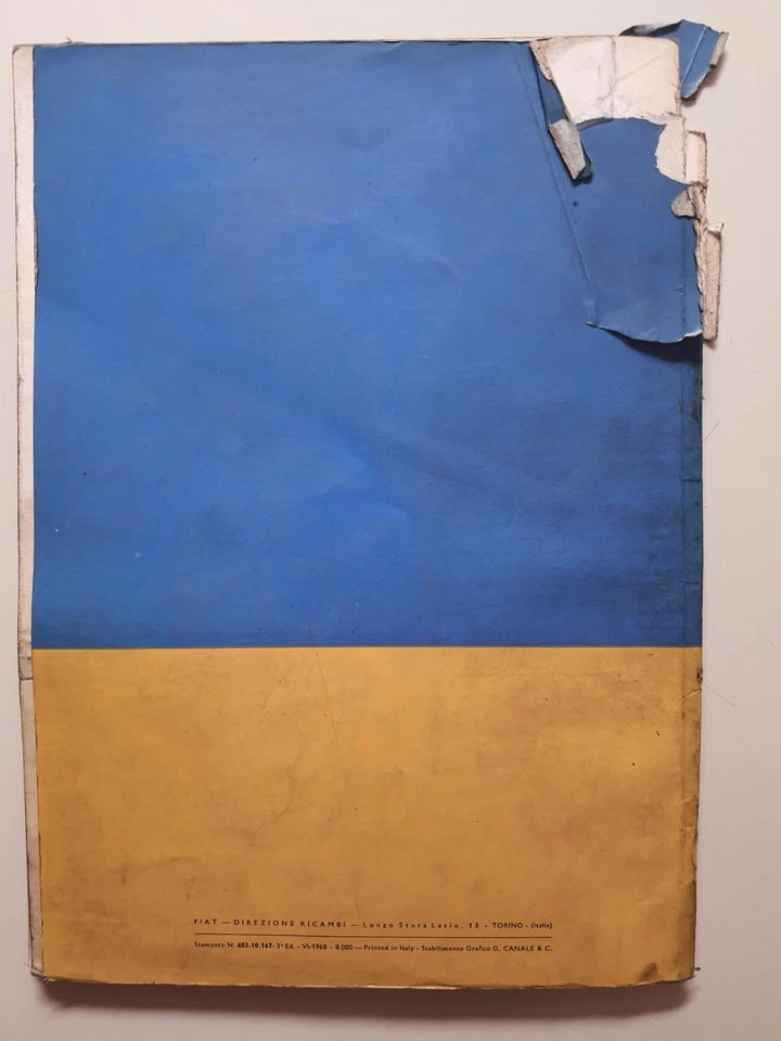 FIAT 850 Catalogo Ricambi Carrozzeria Originale 1965/1968 – Manuale d’epoca - Immagine 2 di 4