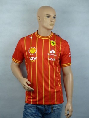 Puma Scuderia Ferrari Herren  Leclerc Soccer Jersey / T-shirt 2024 Gr. XL