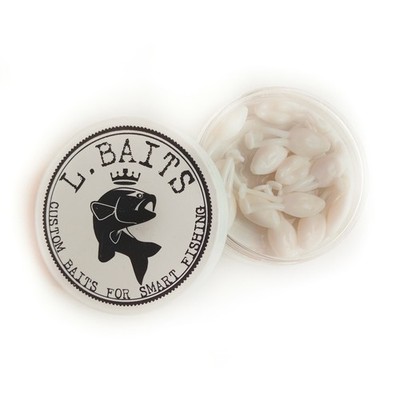 L.BAITS LBAITS FROG 1.5'' Soft Custom Handmade Flavor Scent Salty Jig Lure #111