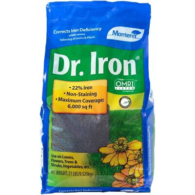 Monterey Lawn and Garden Dr. Iron Corrective Soil Fertilizer, 21lb