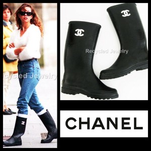 chanel gumboots