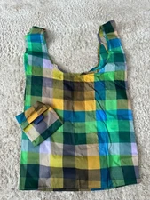 BAGGU Madras NO. 3 Baggu Standard Reuseable Bag Used HTF Rare