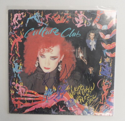 SIGNED Boy George Culture Club Waking Up With The House On Fire Vinyl ...