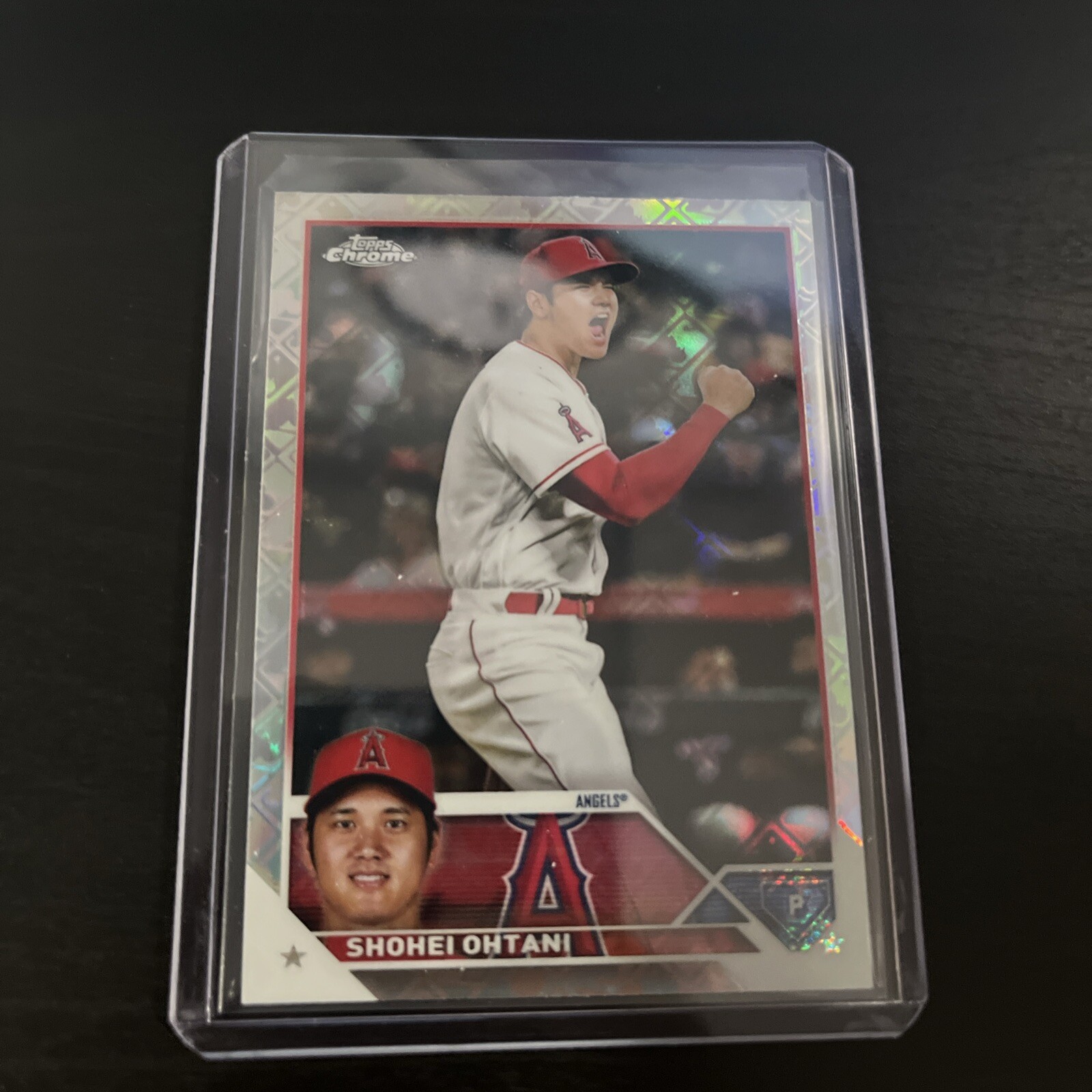 2023 Topps Chrome Shohei Ohtani Refractor #17 Angels Dodgers Superstar