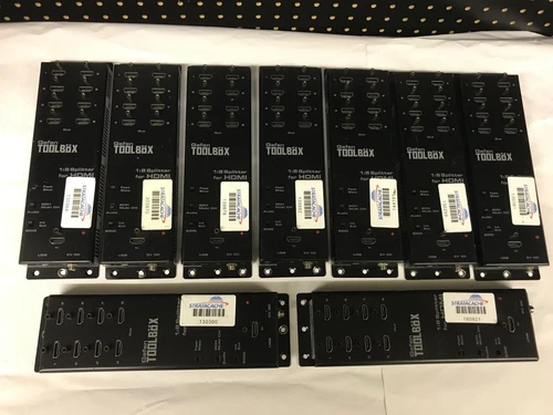 Lot of 9 Gefen Toolbox 1:8 Splitter for HDMI GTB-HDFST-148-BLK