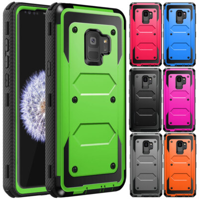 For Samsung Galaxy S9 S9 Plus Dual Layers Hybrid Rugged