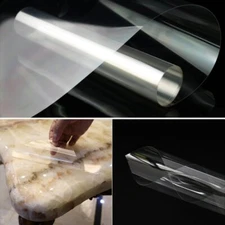 Clear Window Security Film Sticker Adhesive Table Desk Glass Shatter Protection