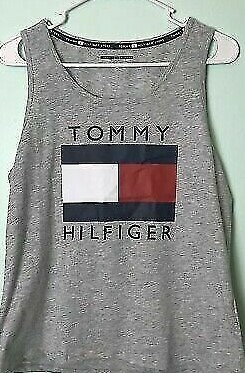 tommy hilfiger grey tank top