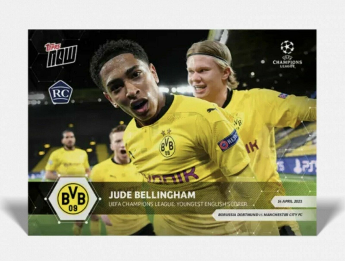 2020 topps uefa cl Haaland RCカード psa10 2020-21 Topps Now UEFA Champions League - Erling Haaland, Jude