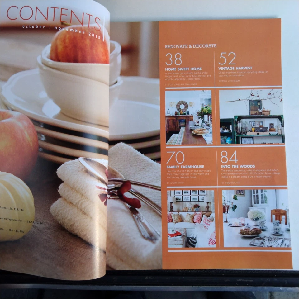 Cottages And Bungalows November 2015 October Easy Elegant Updates For Autumn - Image 3 of 4