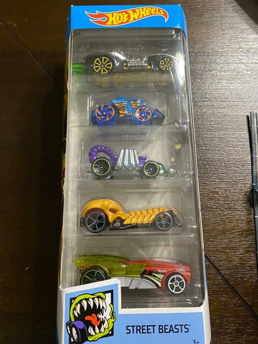 NIB 2020 Hot Wheels Rare Exotics HW Flames City Street Beasts 5 Cars Pk Pick - Picture 15 of 20