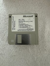 Microsoft Word 6.0 for Windows - 9 Floppy Disk Set  