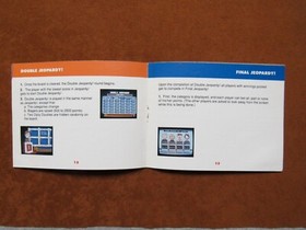 SUPER JEOPARDY! Instruction Manual - No Game NES Nintendo