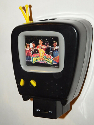 Vintage Mighty Morphin Power Rangers Black Tv Projector Night Light | eBay