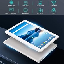 SUMTAB Tablette Tactile 10 Pouces avec Clavier et Souris,Android 10.0,4 Go RAM,6