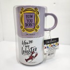 New Friends TV Series Coffee Gift Set Cup Mugs Lobster & Peephole How You Doin'?