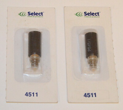 *Lot of 2* Select Medical 4511 4.6V Halogen Replacement Bulbs *New*