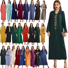 Ramadan Abaya Dubai Kaftan Muslim Women Long Dress Islamic Caftan Robe Gown Arab