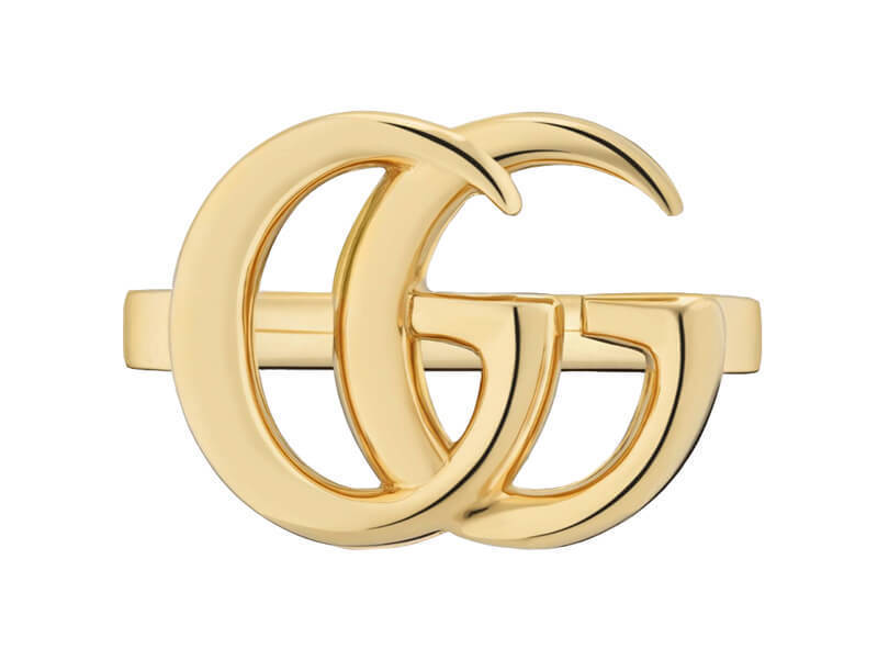 Gucci GG Running 18k Yellow Gold 9.2 Gram Ring YBC525686001013 | eBay