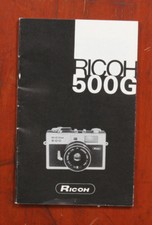 RICOH 500G INSTRUCTION BOOK/147985