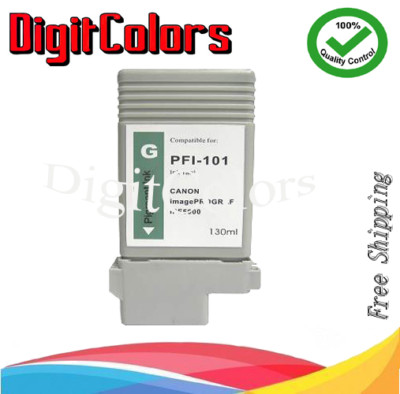 Pigment Green PFI-101 130ml Ink Cartridge works for Canon iPF6200 Plotter  