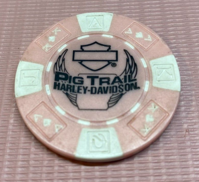 Harley Davidson Rogers Arkansas Pink Poker Chip Preowned eBay
