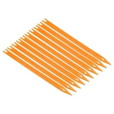 10pcs Netting Needle Shuttles #2 Plastic Fishing Net Repair Mending Tool, Orange