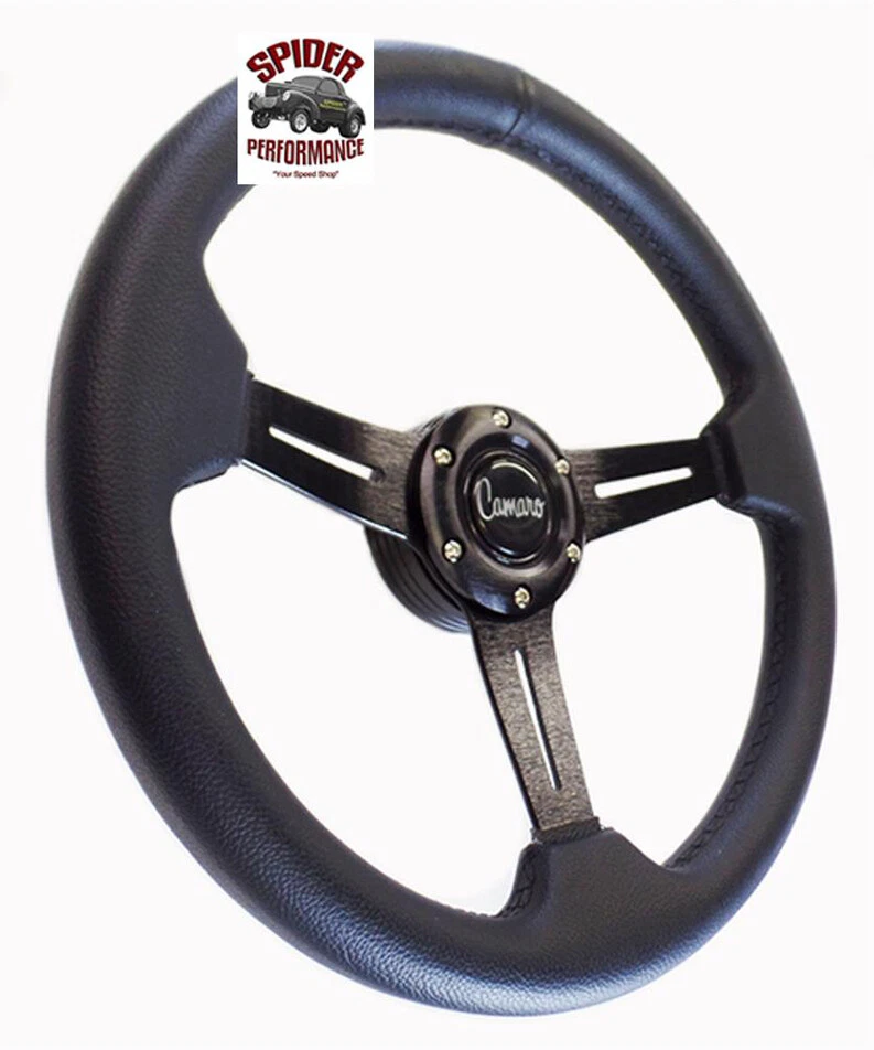 1969-1989 Camaro leather steering wheel 13 3/4" DRIFTER — 第 2/4 张图片