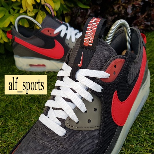 Scarpe da ginnastica Nike ® Air Max 90 Terrascape nuove con etichette e originali antracite e rosse taglia UK 7 - Foto 11 di 21
