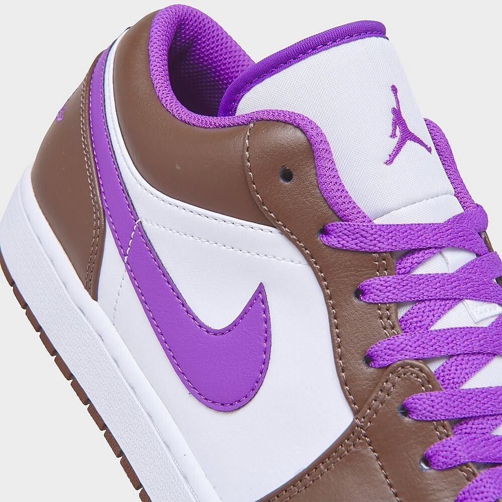 Air Jordan 1 Low Retro Purple Brown Shoes Wild Berry 553558