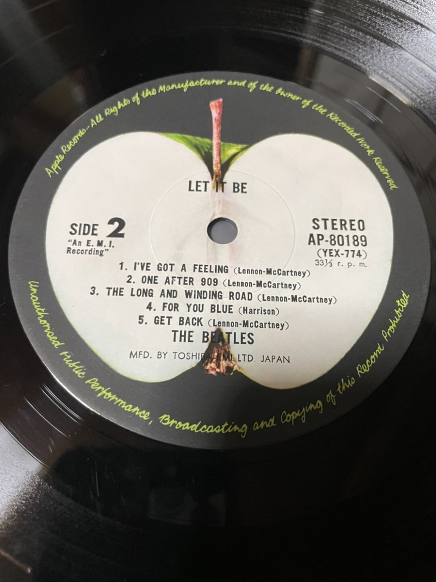 THE BEATLES / LET IT BE /APPLE AP-80189 JAPAN OBI VINYL LP | eBay