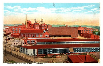 postcard Armstrong Linoleum Plant Lancaster Pennsylvania A6378