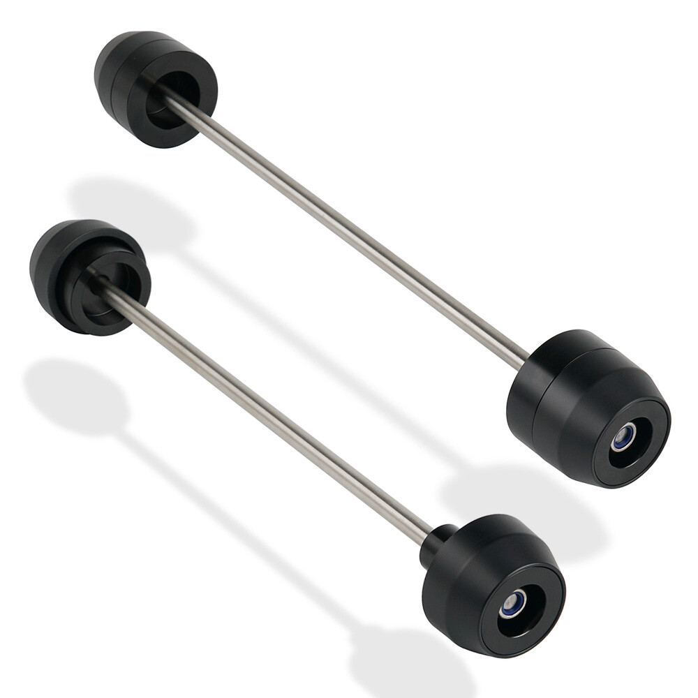 Front Rear Axle Sliders Guard Protector For Suzuki DRZ400SM DRZ400SM