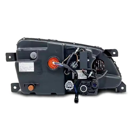Suitable For All Hino FD FE FC GH GD FG RH LH Black LED Headlight Assembly Pair - Picture 4 of 5