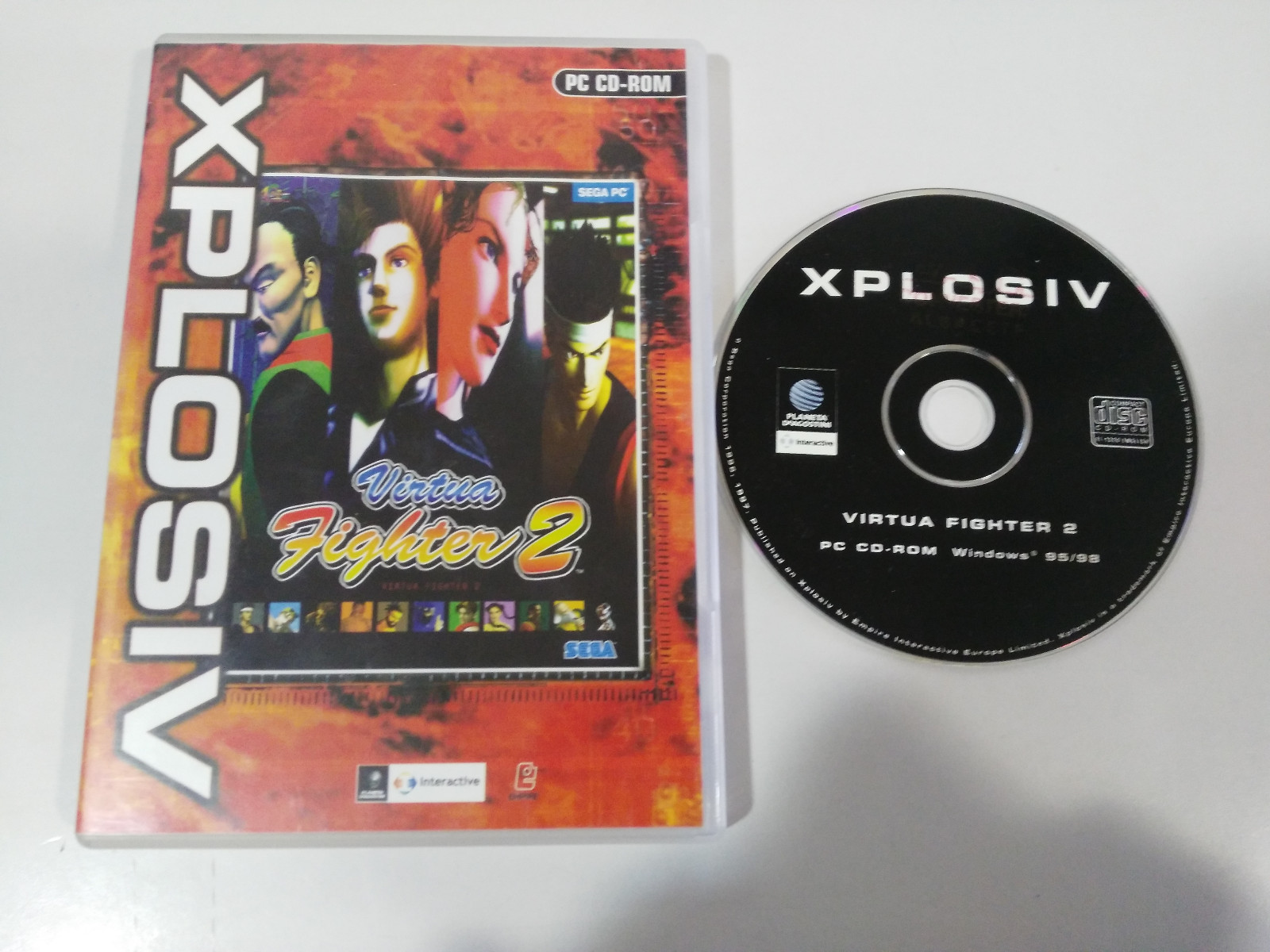 Virtua Fighter 2 Sega - Juego PC CD-Rom Edicion España