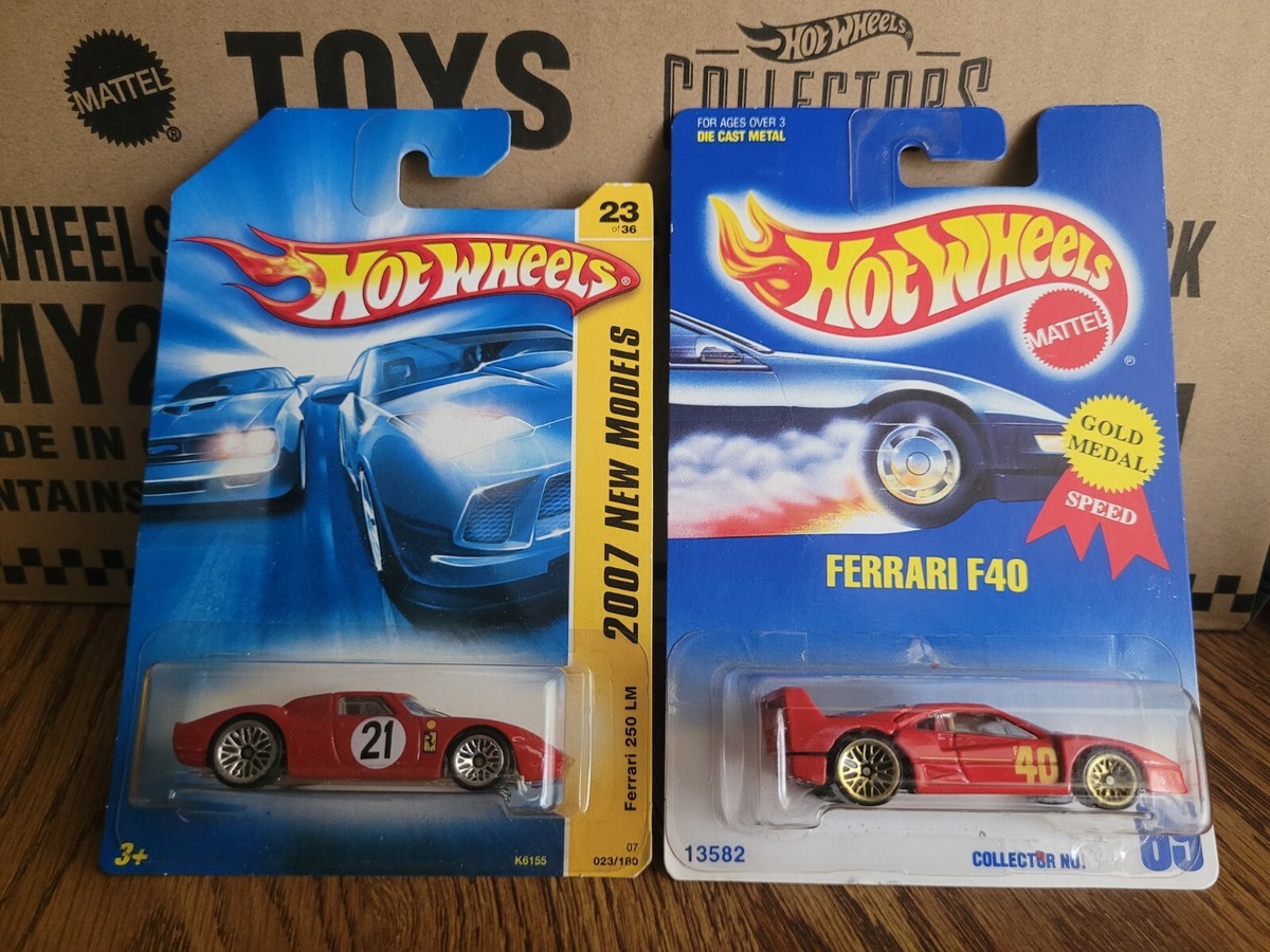 2007 Hot Wheels New Models Ferrari 250 LM & 1991 Gold Medal