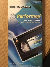 Philips Magnavox Preformax VHS Head Cleaner Non Abrasive Wet System