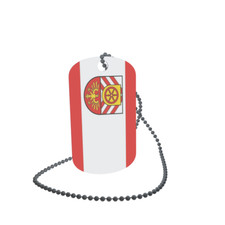 Dog Tag Flag Bunting Circle G tersloh Dog Tag Aluminium 30 x 50 mm
