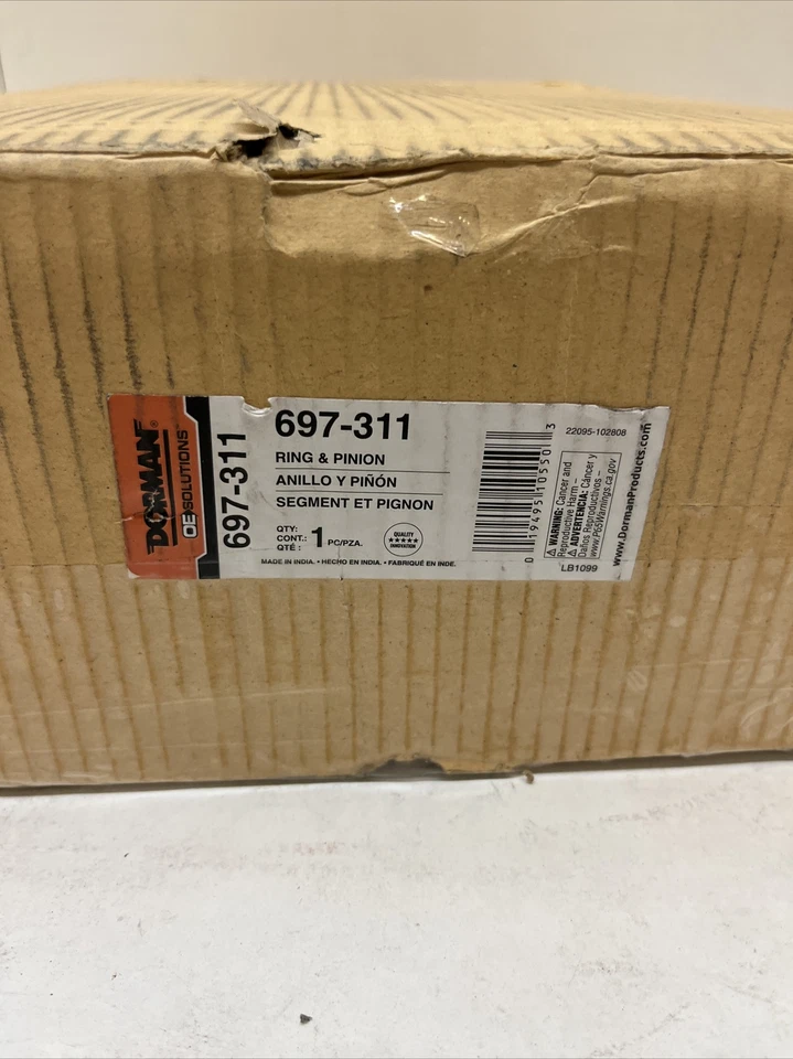 Kit de anillo y piñón trasero Dorman 697-311 nuevo para camioneta F250 LTD Mark Pickup Ford Foto 2 de 2