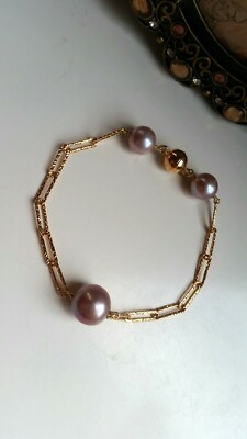 Edison Perlen Silberarmband°.