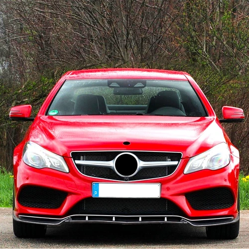 Mercedes E Klasse Coupe W207 C207 AMG Line Frontlippe Splitter Glanz Schwarz 2013-16 - Bild 9 von 11
